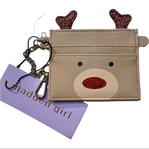 Madden Girl Adorable Reindeer Key & Card Holder. Great Stocking Stuffer!